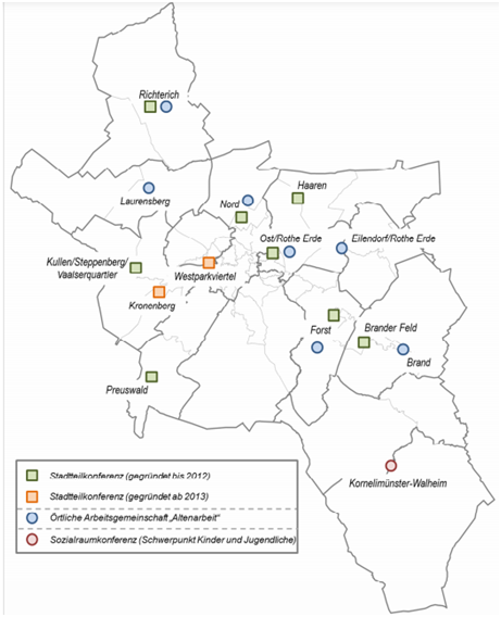 Netzwerke für die Beteiligung der Bevölkerung in Aachen